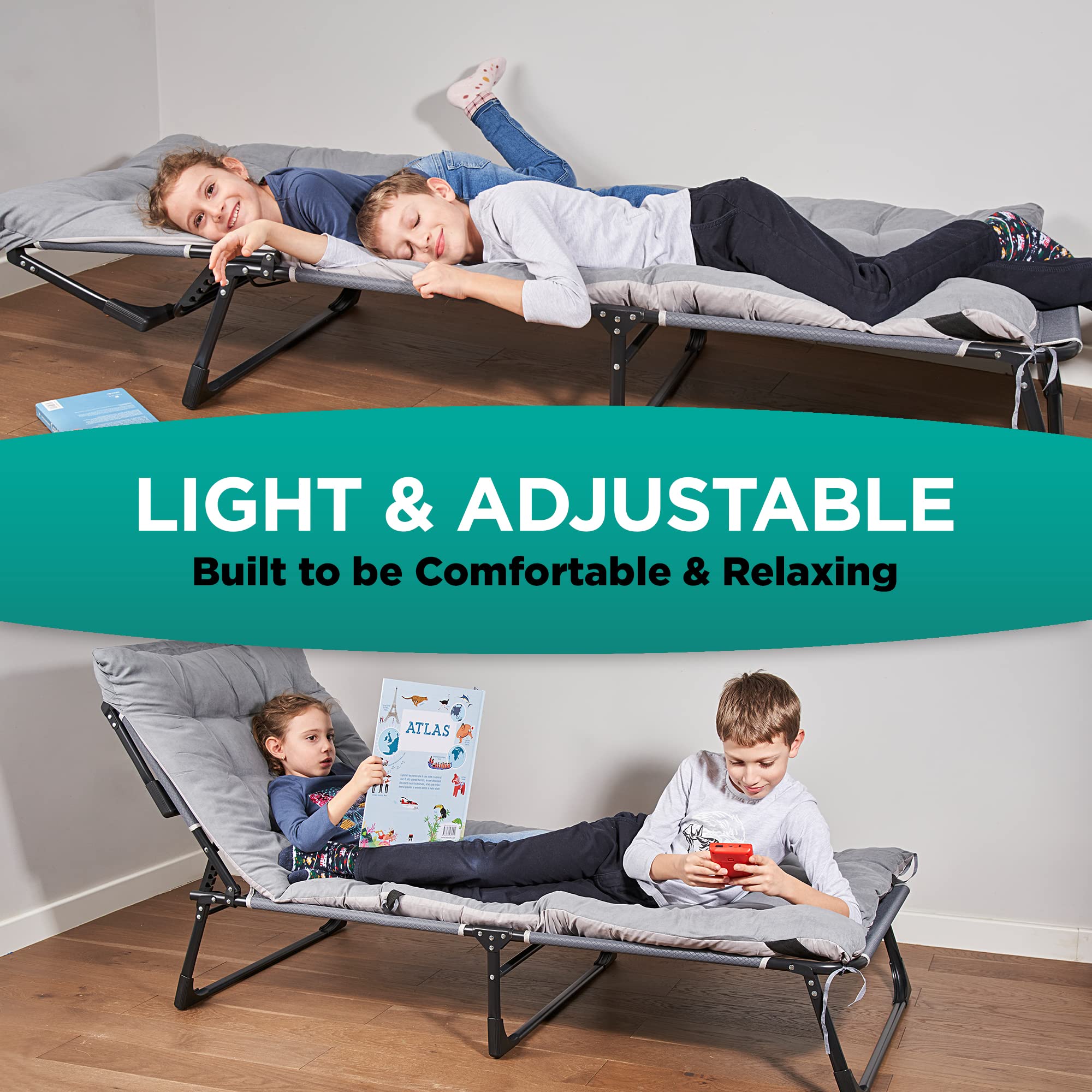ZONETECH outdoor-ready bed ideal for beach and patio use.