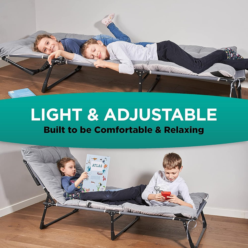 ZONETECH folding cot with premium materials for durability.