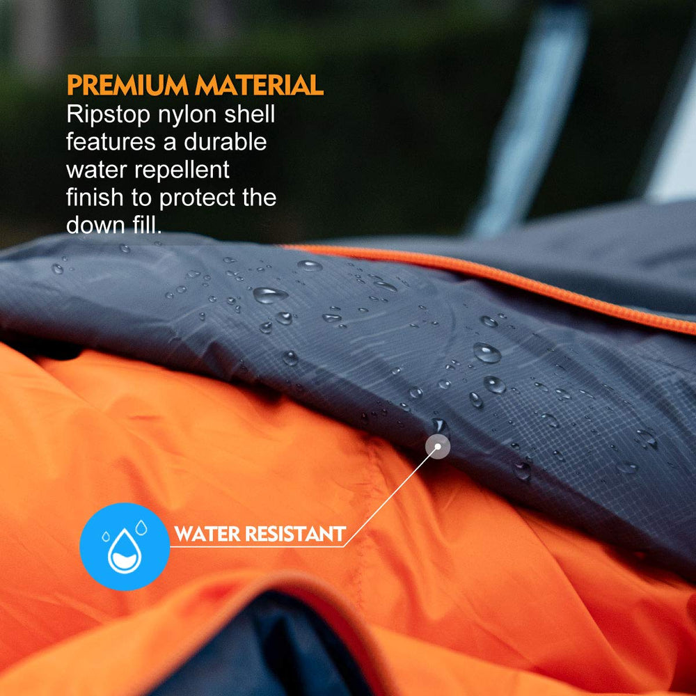 ZOOOBELIVES 320t-ripstop-shell provides durable outdoor protection