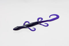 Zoom Bait 6-Inch Lizard with floppy legs in Black Grape boosts action for spring bites.