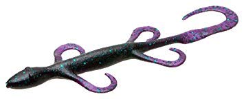 Zoom Bait 6-inch Lizard Junebug aids bass flipping and Carolina rig fishing in spring.