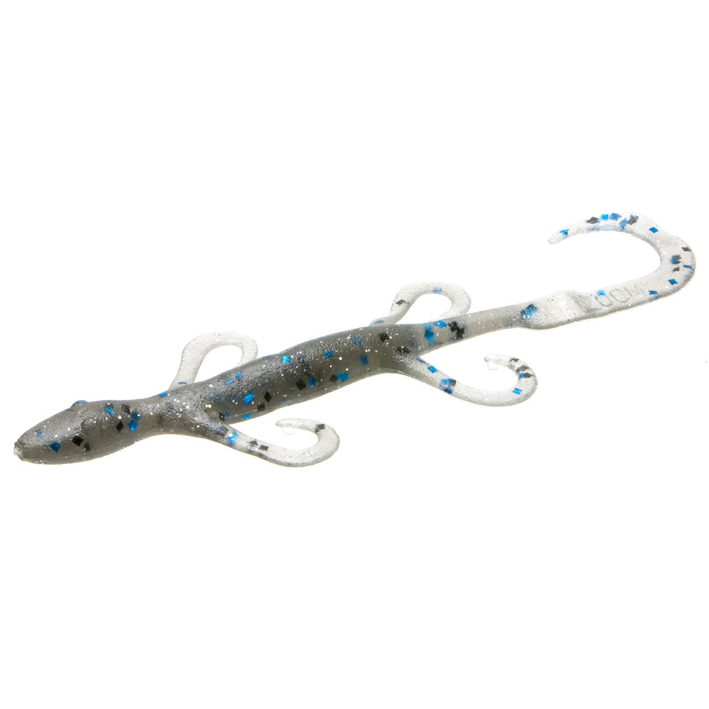 Zoom Bait Smokin Blue 6-Inch Lizard lure boosts attraction for bass