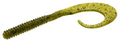 Zoom Bait 8-Inch Big Dead Ringer Watermelon Red ribbed body entices bass
