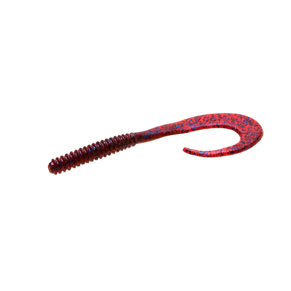 Zoom Bait 8-Inch Big Dead Ringer in plum boosts action for drop shot and slip-sinker rigs