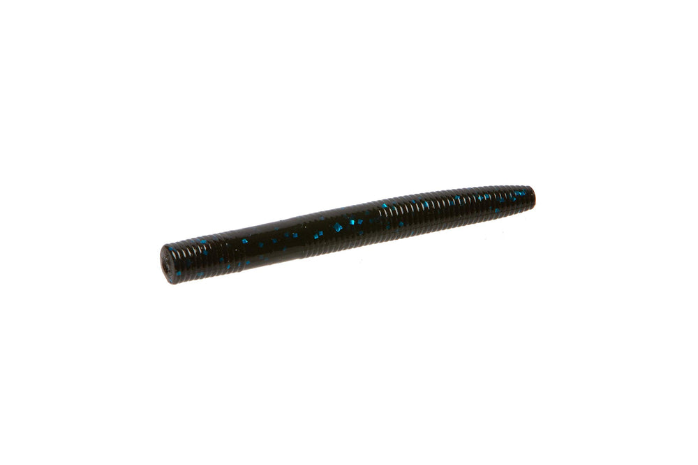 Zoom Bait Beatdown 3.25-inch blue blueberry lure showcasing durable yet soft texture for flexible fishing