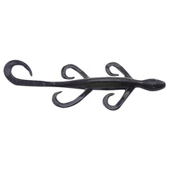 Zoom Bait Company 6-inch Lizard in Black/Blue for bass fishing.