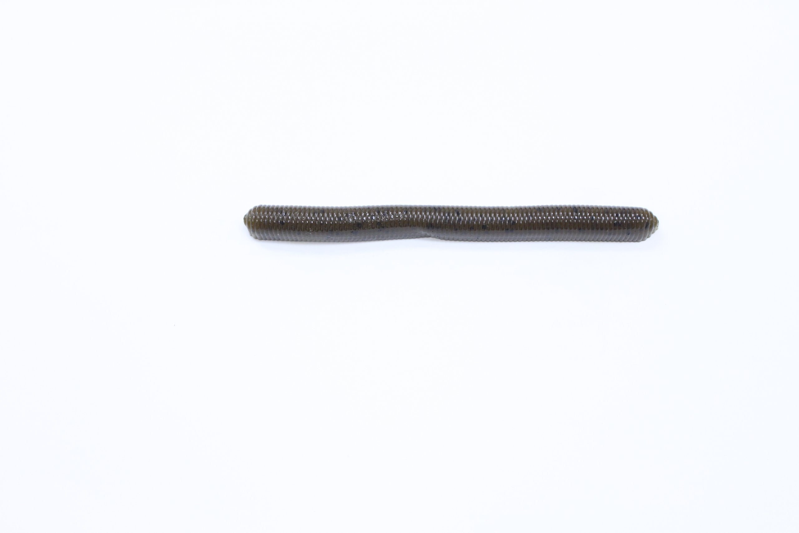 Zoom Bait Fish Doctor bait pack in green pumpkin for bass finesse fishing