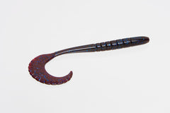 Zoom Bait G Tail Worm blue fleck 6-inch — ideal for bass fishing
