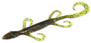 Zoom Bait Lizard 6in Tilapia Magic lure ideal for ponds and lakes.