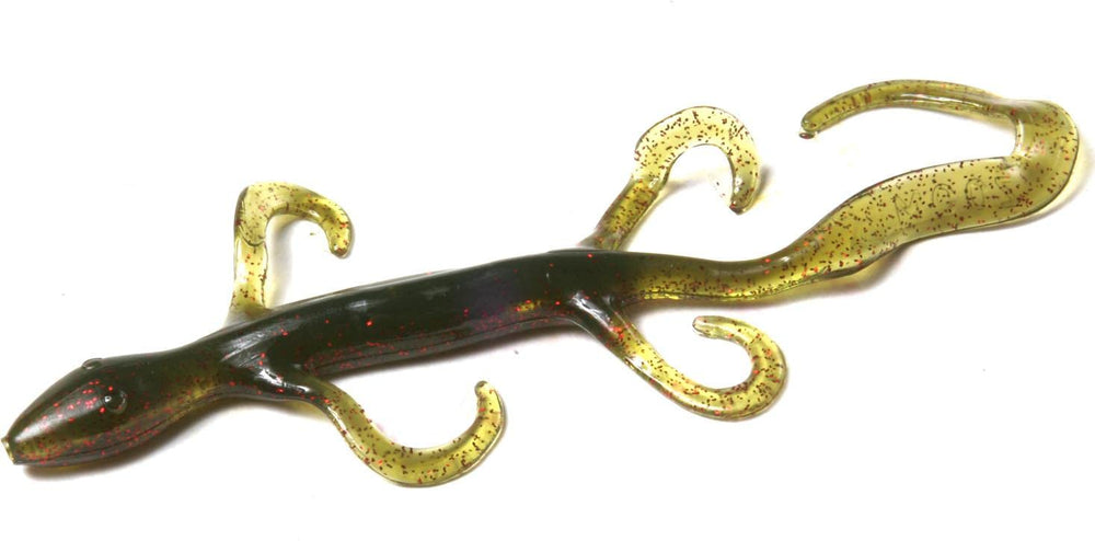 Zoom Bait Lizard Watermelon Slice 6-Inch shows lifelike action in shallow water