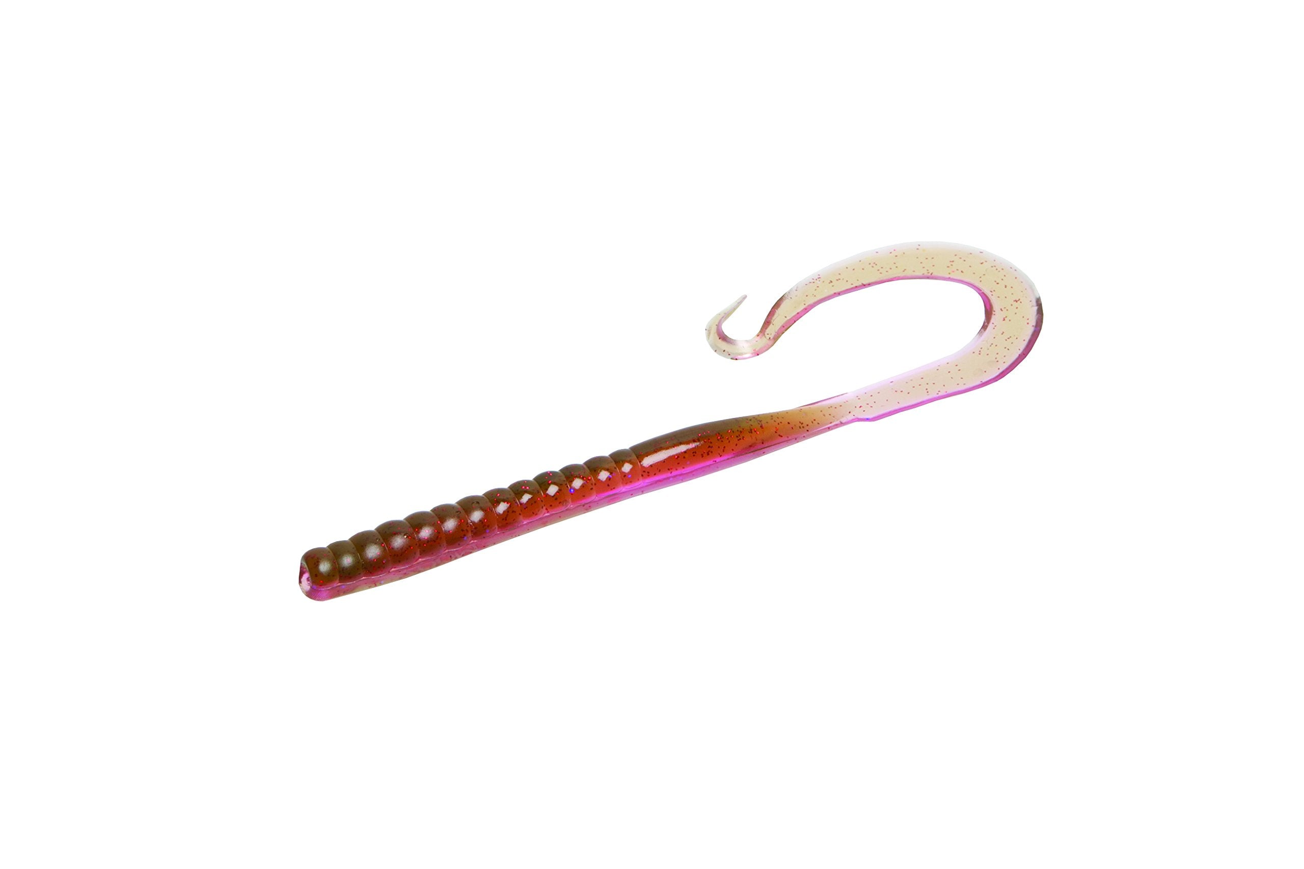 Zoom Bait Mag II worm 9-inch lure shown ready for bass fishing in freshwater.