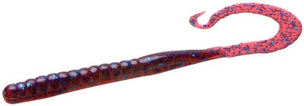 Zoom Magnum II worm plum 9-inch ideal for pitching into heavy cover for bigger bass