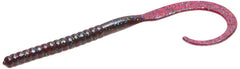 Zoom Bait Magnum Ol' Monster Worm Plum Apple 12-inch shows lifelike tail action for bass fishing.