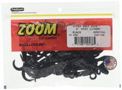 Zoom Bait Mini Lizard front view highlights slender body and enticing finesse action for pressured fish.