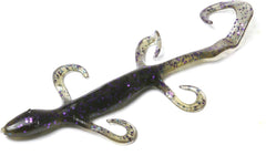 Zoom Bait Super Salty Lizard sprayed grass 6 inch, durable soft plastic for hook-setting finesse.