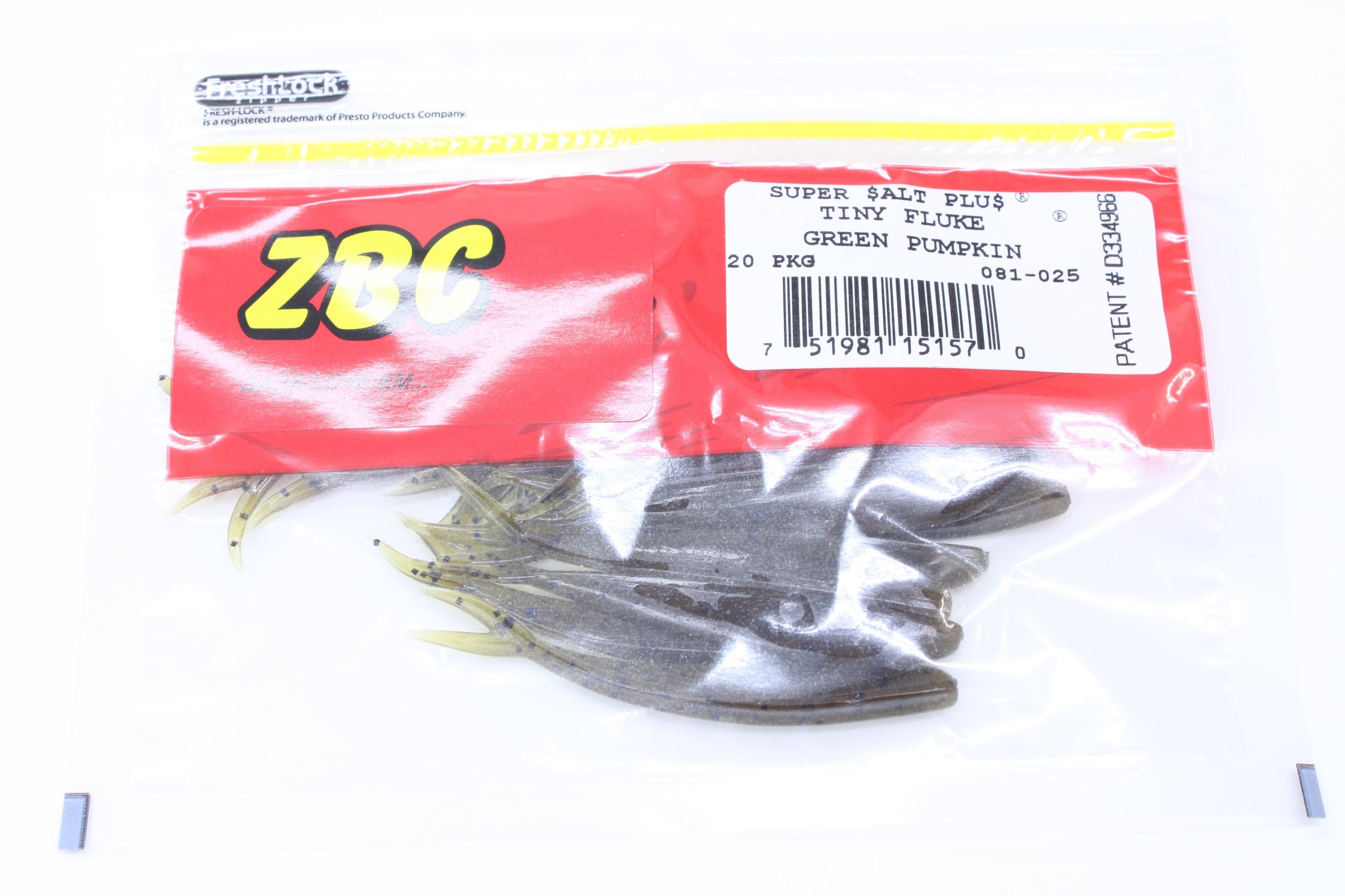 Zoom Bait Tiny Fluke in green pumpkin shines on Alabama rigs increasing bait presence and hookups