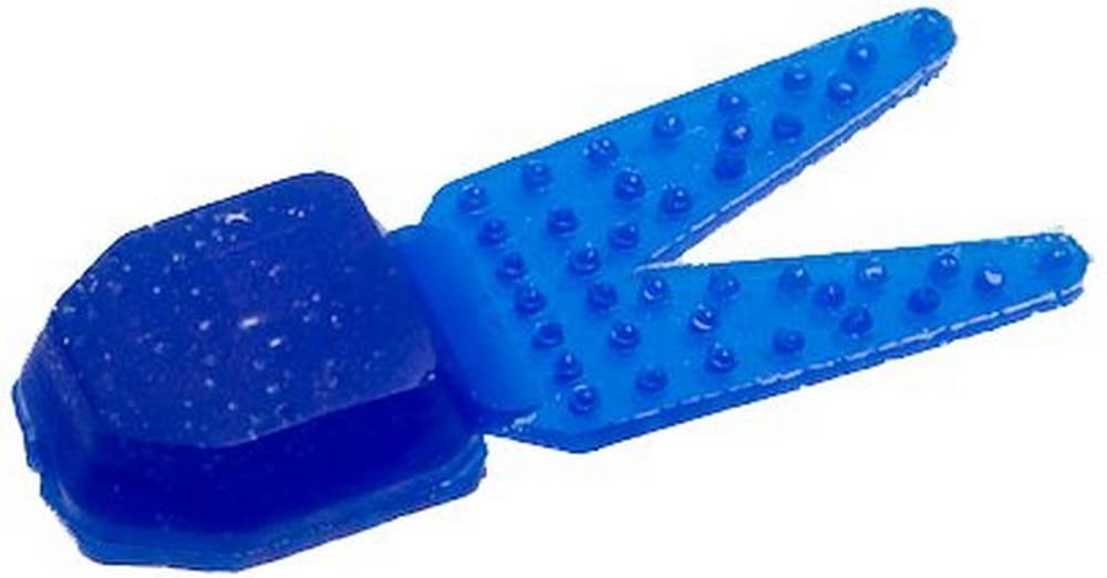 Zoom Bait Tiny Salty Chunk Flippin' Blue 2-inch trailer boosts action and hook potential.
