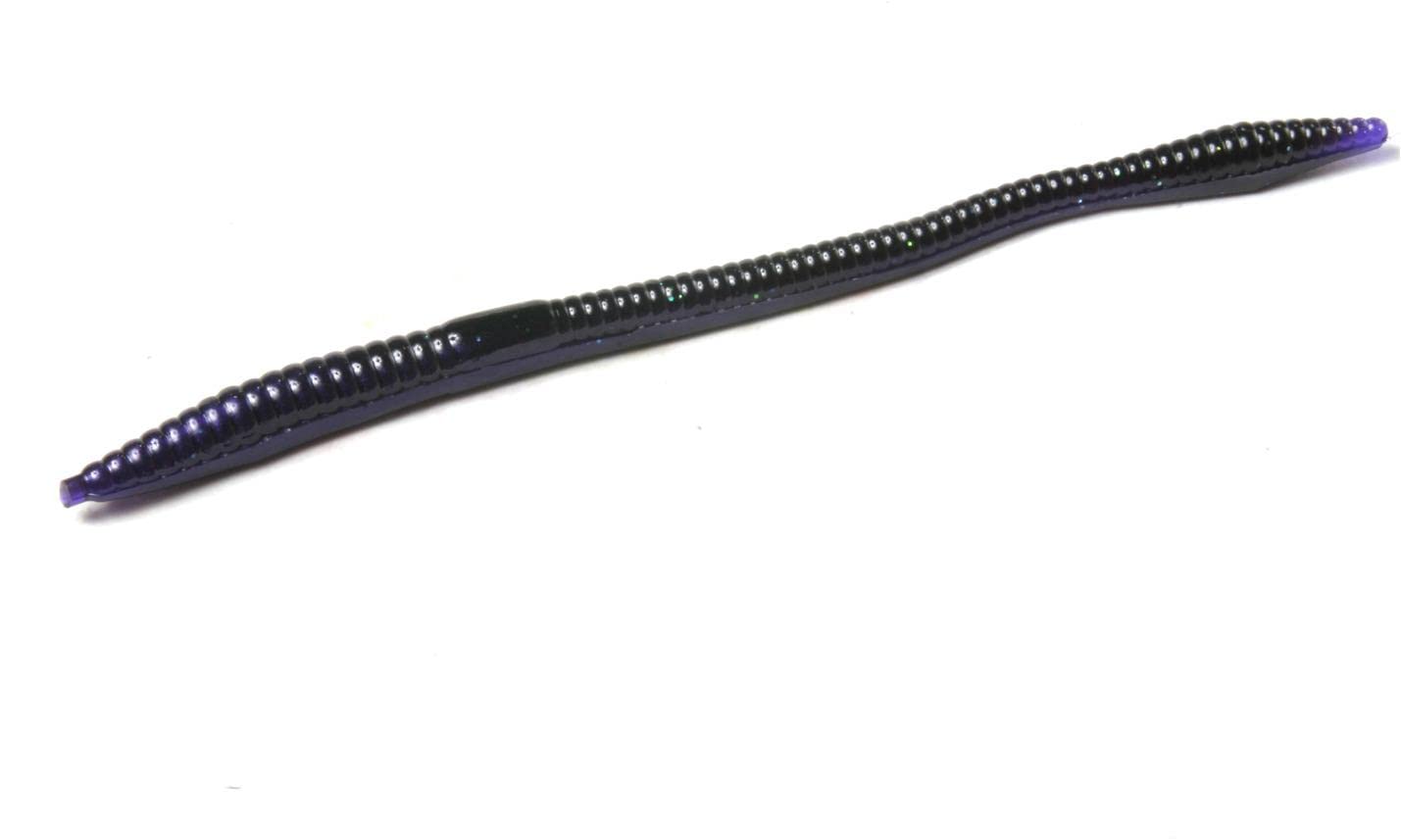 Zoom Bait Trick Worm Gooseberry angled shot highlighting buoyant action for shallow water fishing