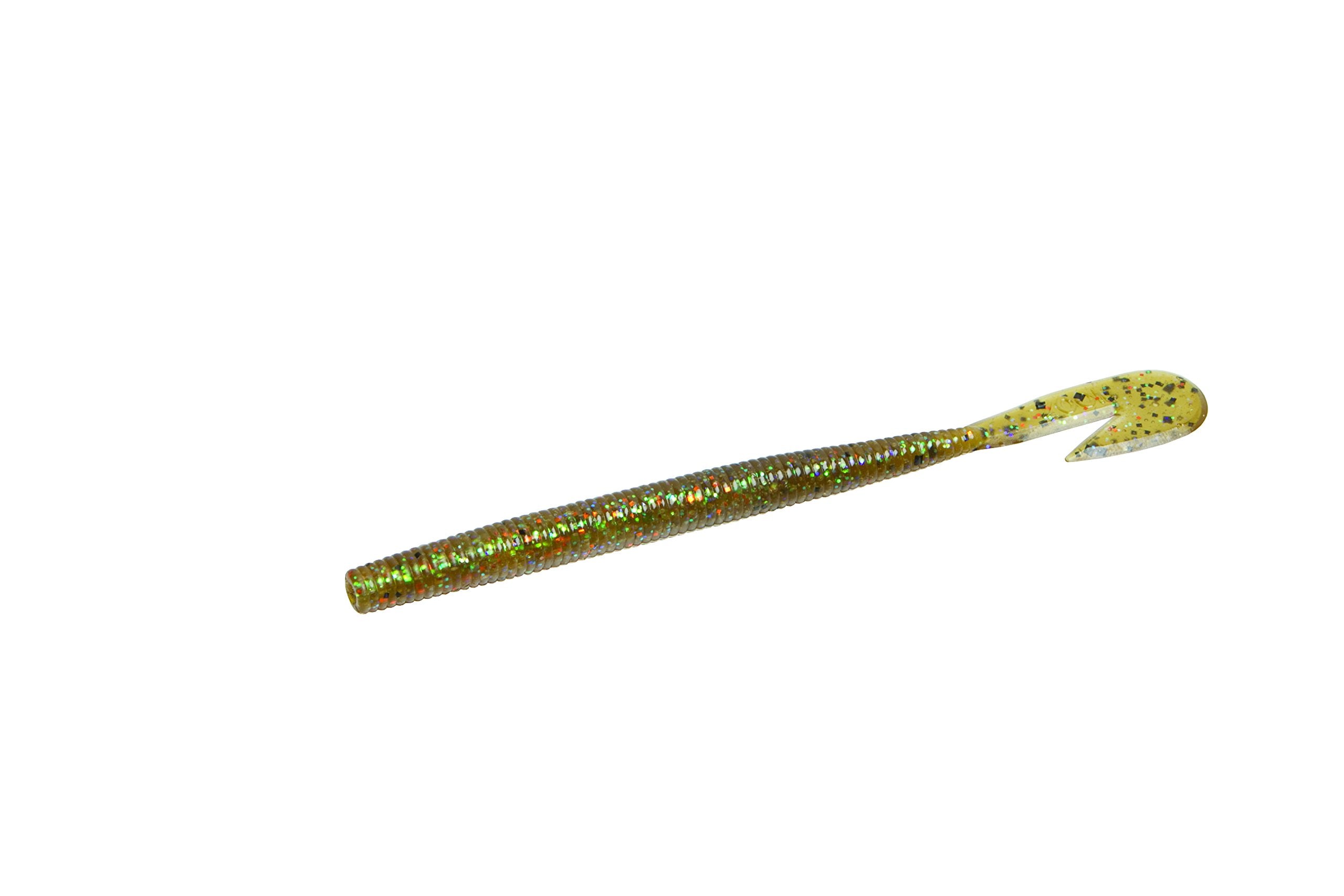 Zoom Bait Ultra-Vibe Speed Worm 6in: UV-activated lure for bass and panfish