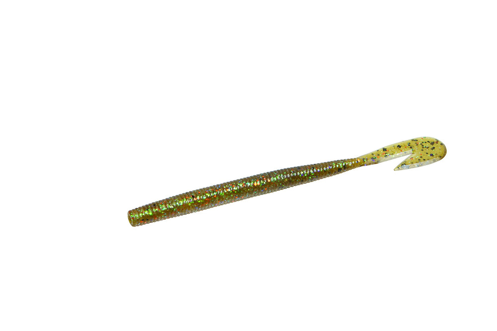 Zoom Bait Ultra-Vibe Speed Worm 6in: UV-activated lure for bass and panfish