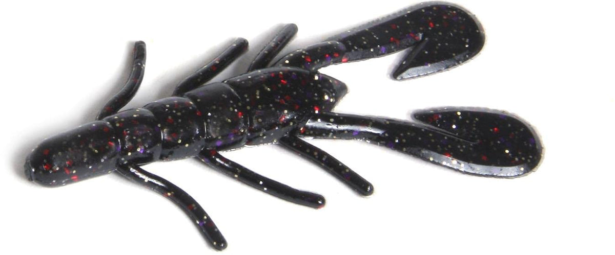 Zoom Bait Ultra-Vibe speed worm close-up showing segmented body and tail action for bass