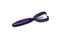Zoom Bait Z-Craw 5in Black Light pack lure for bass fishing