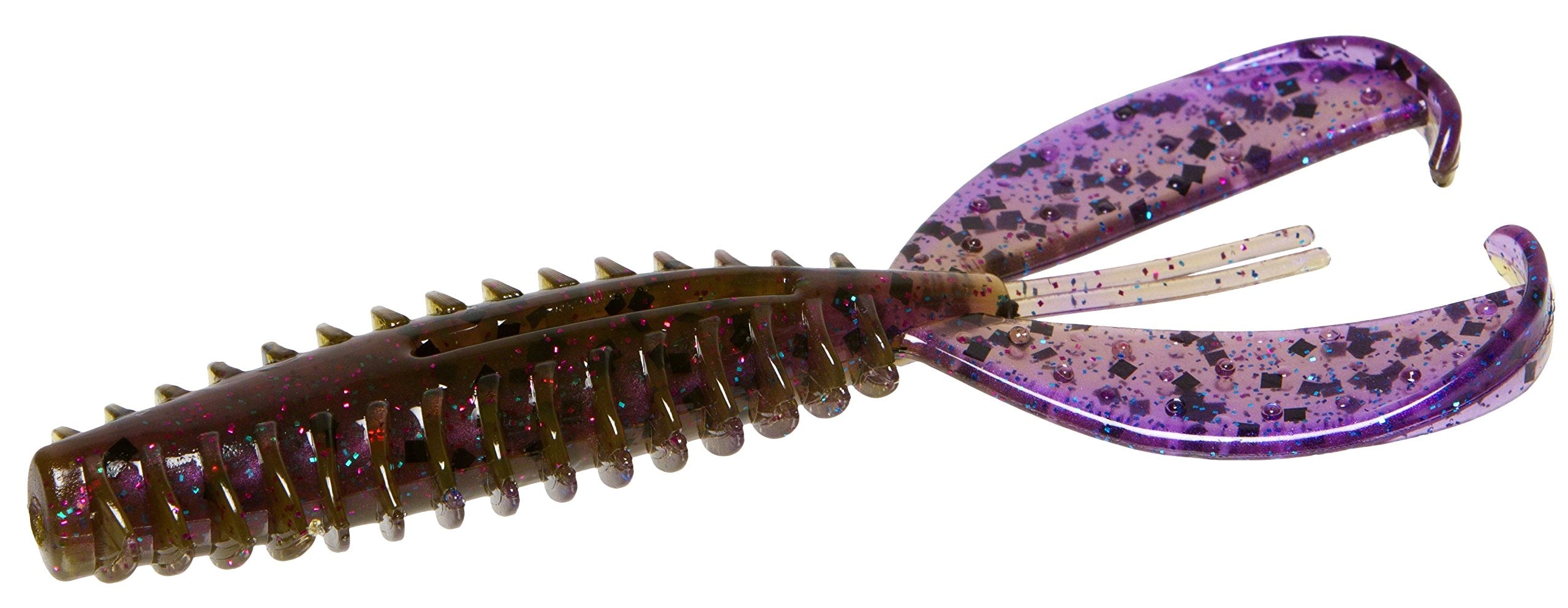 Zoom Bait Z-Craw Jr 3-1/2 inch eight-pack, ideal for bass finesse and jig presentations.