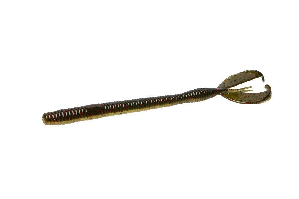 Zoom Bait Z-Craw Worm action-shot highlights natural tail movement