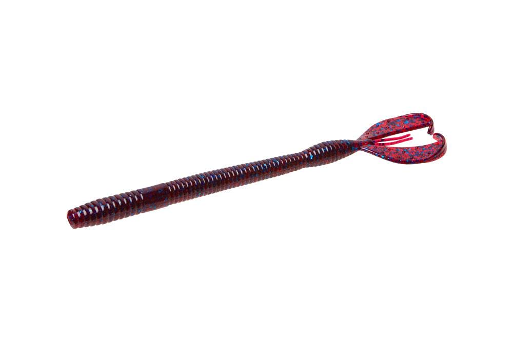 Zoom Bait Z-Craw Worm body detail showing bulk for solid hook holds