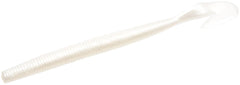 Zoom Bait Zoom Magnum UltraVibe Speed Worm in White Pearl for versatile texas rigging and swimming