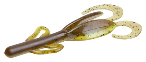 Zoom Brush Hog Summer Craw 6-inch lure for versatile fishing with salt impregnation