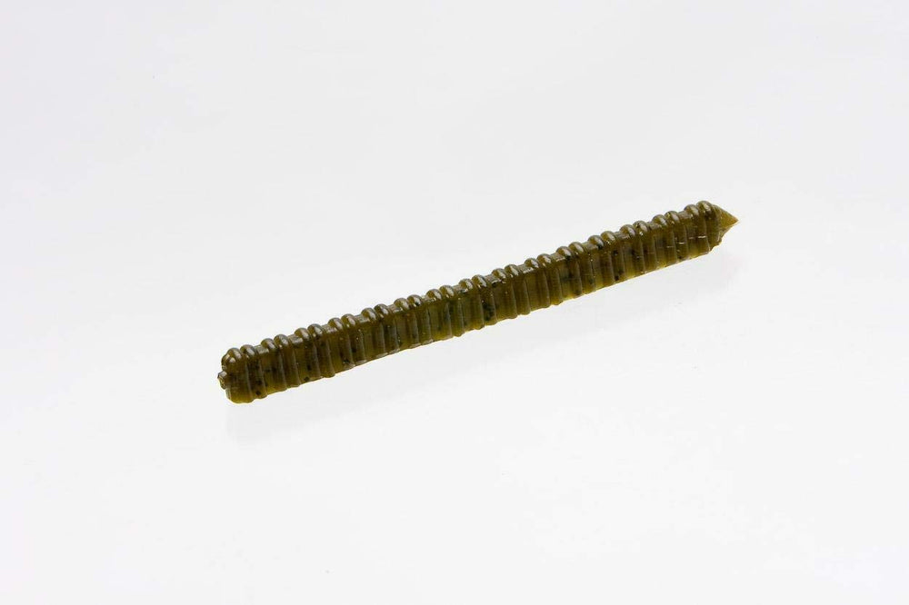 Zoom Centipede Bait shown on Carolina rig for versatile fishing options.
