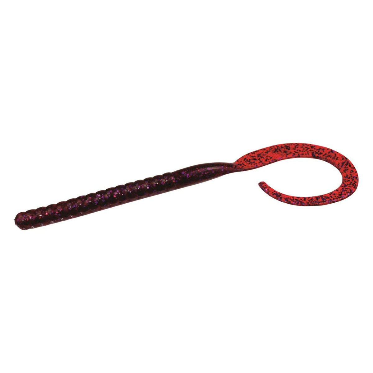 Zoom Cranberry Ol' Monster Worm 10.5 lure for bass fishing in cranberry color