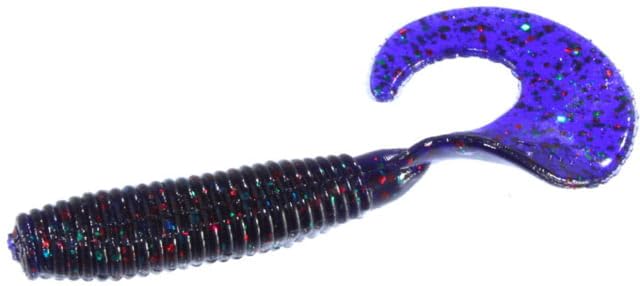 Zoom Fat Albert 3in Junebug Red Single Tail Grub - 10 Pack