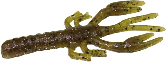 Zoom Lil Critter Craw in Green Pumpkin Magic for soft sensory play and easy grasp