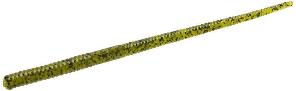 Zoom Magnum Shakey Head Worm Watermelon Seed shows standout action for improved bite attraction.