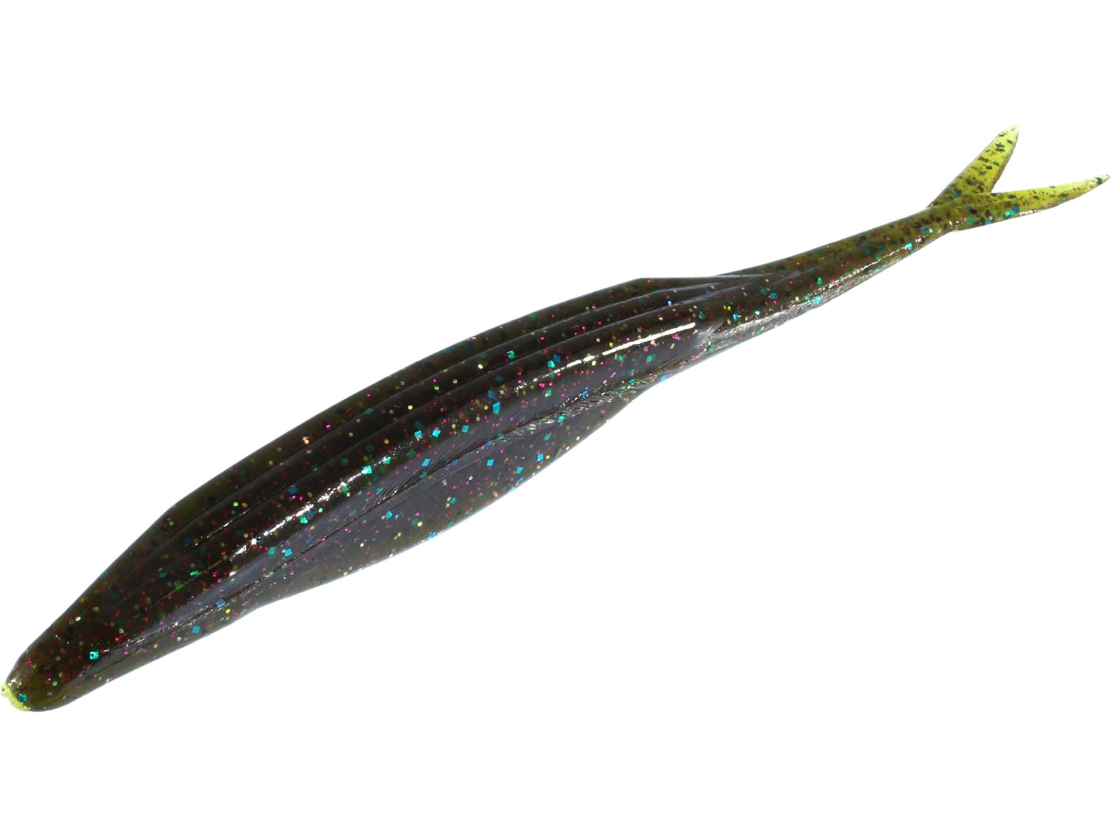 Zoom Magnum Super Fluke 7in Tilapia Magic soft jerkbait for bass, lifelike action and versatile use