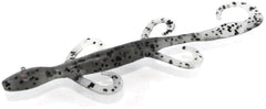Zoom Mini Lizard 4in Salt & Pepper lure for versatile bass fishing and pre-spawn action