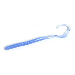 Zoom Ole Monster Magnum Worm Killer Blue with slender body and curled tail for big bass bites