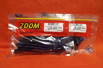 Zoom Speed Worm 6-inch Ultra-Vibe tail attracts bass with vibrating action