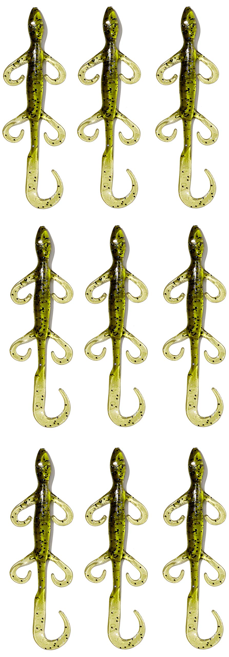 Zoom Super Salty Lizard Watermelon Violet 6in for bass fishing in tough conditions