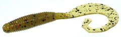 Zoom Tab Tail Grub 4in Watermelon Red lure attracts bites in freshwater.