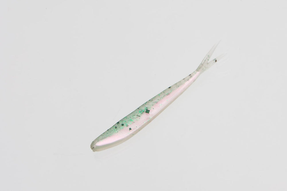 Zoom Tiny Fluke Rainbow Trout 20pk for bass on dropshot and versatile freshwater fishing