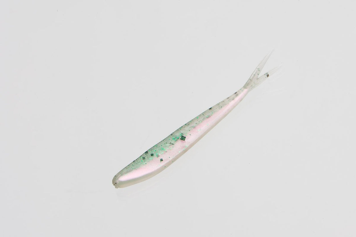 Zoom Tiny Fluke Rainbow Trout 20pk for bass on dropshot and versatile freshwater fishing