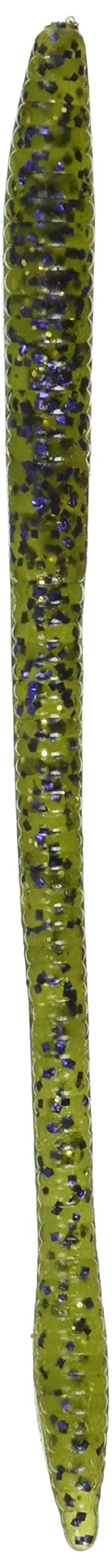 Zoom Trick Worm Mardi Gras 6-inch in action boosts top-water hits.