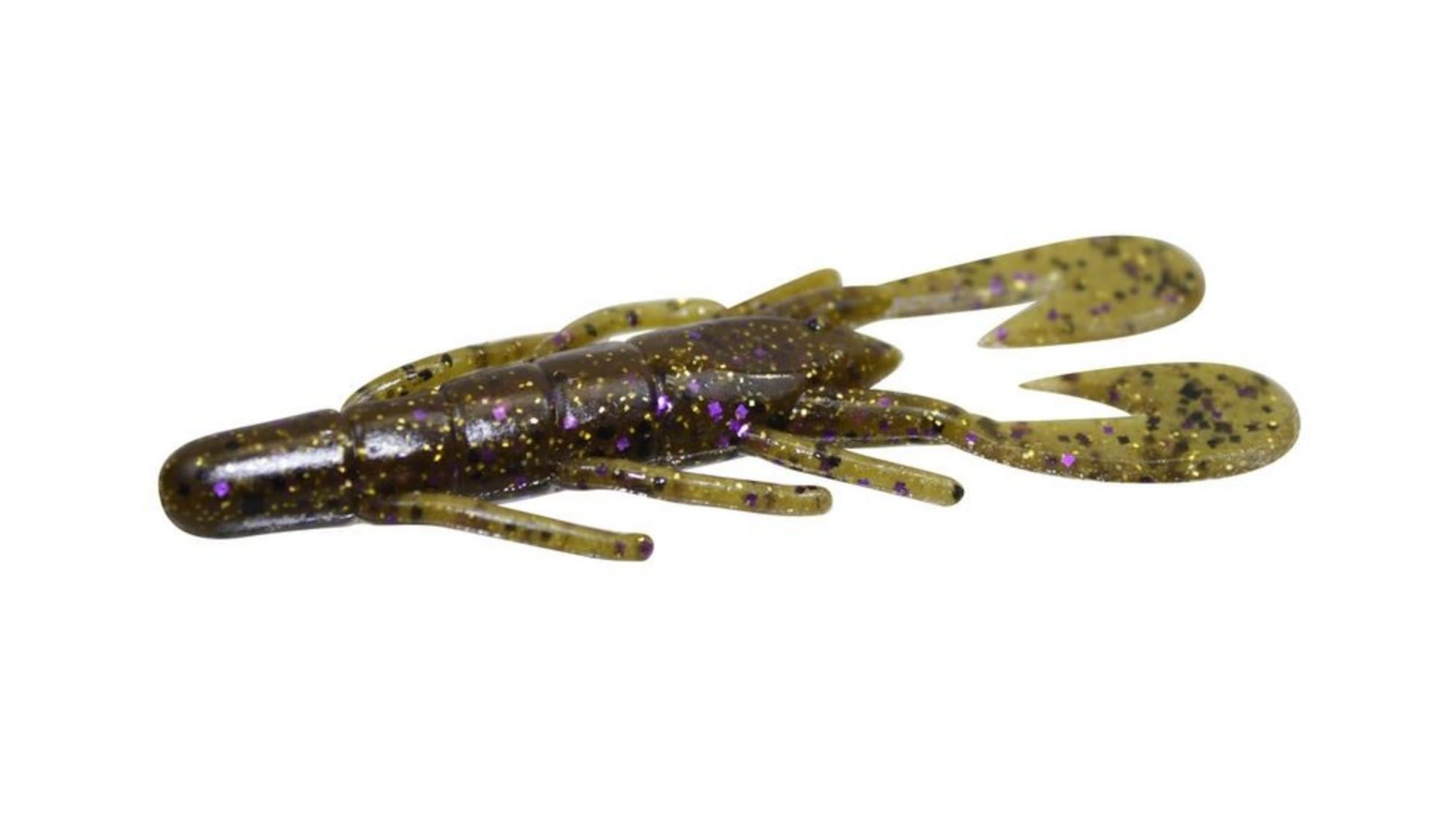 Zoom U-V Speed Craw 3.5in Green Pumpkin PRP Gold for bigger bites on Carolina rigs