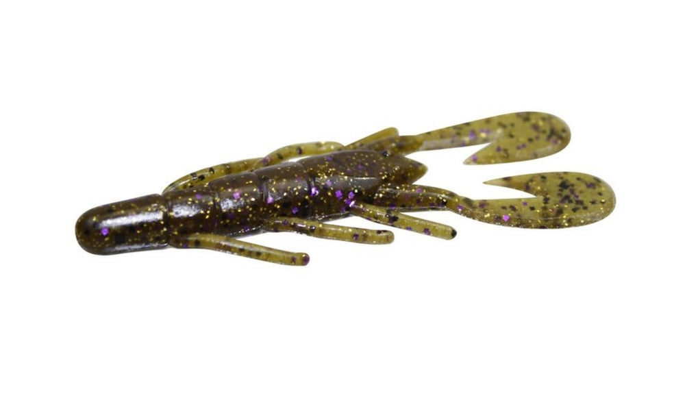 Zoom U-V Speed Craw 3.5in Green Pumpkin PRP Gold for bigger bites on Carolina rigs