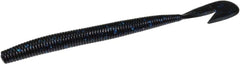 Zoom U-V Speed Worm 6in black/blue for bass with lifelike action and versatile rigging