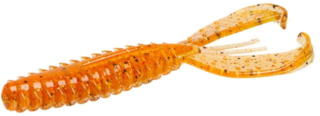 Zoom Z-Craw Bourbon Blaze 6pk in action, lifelike crawfish lure for bass fishing