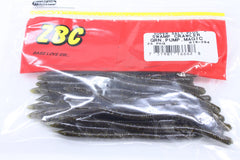 Zoom Bait Swamp Crawler Finesse Green on a jig head for versatile rig fishing